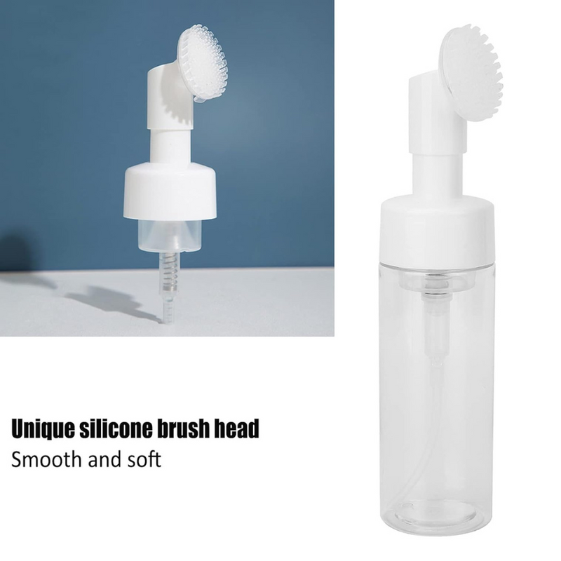 Deep-Cleansing Foaming Pump With Exfoliating Brush – Dual Function Pump For Foaming Facial Cleanser And Gentle Exfoliation | Cupindy