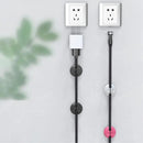 Silicone cable management set for desktop and home office