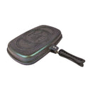 Black carrying case with a brand logo on a white background