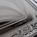 Elegant Italian Stainless Steel 18/10 Serving Tray With Handles | Width 40 Cm