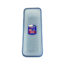 Lock & Lock airtight bread storage container, 5L capacity, stackable, BPA-free plastic design in white.
