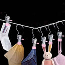 Anti-slip metal hook with silicone grip for secure hanging