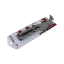 Serrated knife on a white background