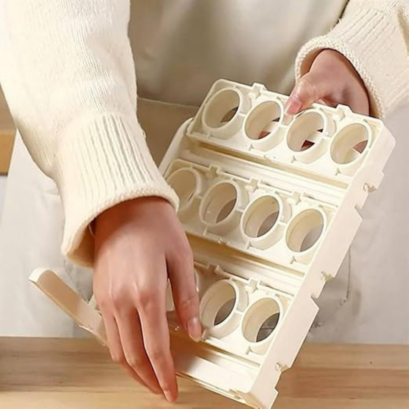 Egg Holder Fridge Organizer – Sturdy 24-Egg Tray With Rolling Design For Neat And Accessible Refrigerator Storage | Cupindy