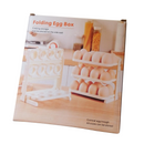 Egg Storage Rack Organizer For Countertop – Space-Saving Rolling Egg Holder With Multi-Tier Design For Kitchen Or Pantry | Cupindy