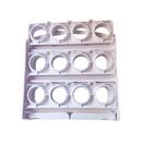 Egg Organizer Rack For Kitchen Countertop – Foldable 3-Tier Rolling Tray For Easy Egg Access And Space-Saving Storage | Cupindy