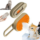 فرشاة استحمام كهربائية للحيوانات مع رذاذ – لإزالة الشعر وتدليك القطط والكلاب