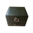 Storage box for jewelry with drawer, dividers, and upper lid space – cupindy