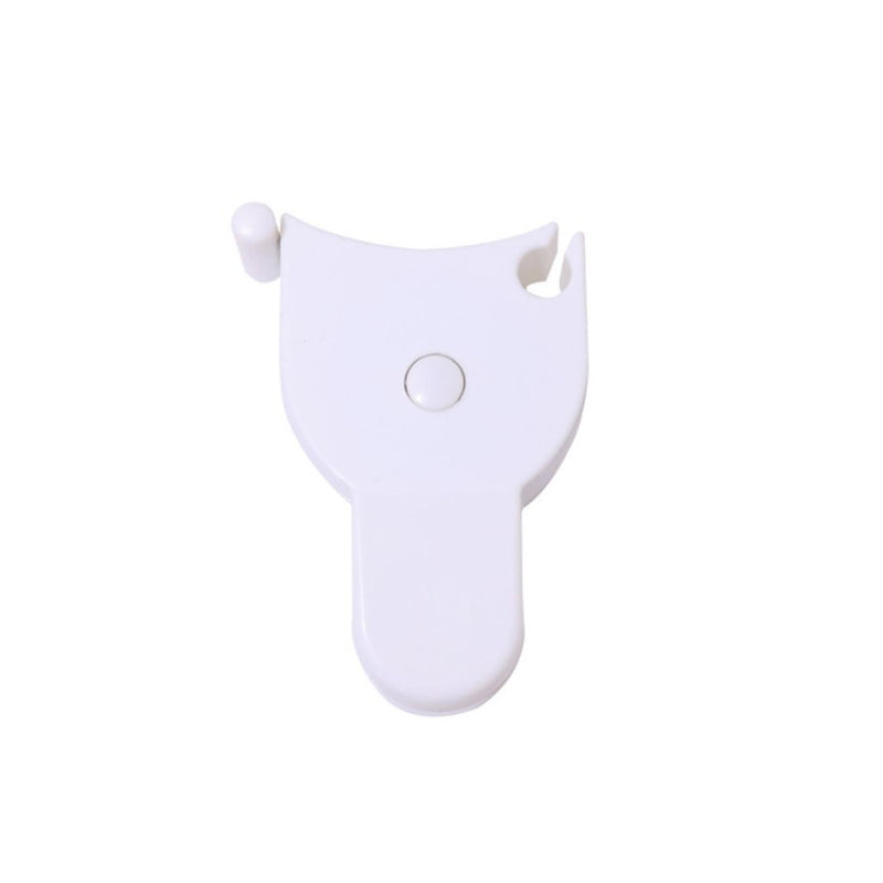 White plastic body tape tool ideal for personal fitness tracking