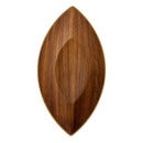 Evelin Large Plastic Bowl With Wooden Finish - 36 cm - Made In Turkey
