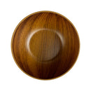 Evelin Plastic Bowl With Wooden Finish - 16 cm - Made In Turkey