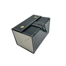 Foldable Multi-Slot Leather Storage Box – Compact Organizer for Accessories & Essentials