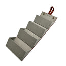 Foldable Multi-Slot Leather Storage Box – Compact Organizer for Accessories & Essentials