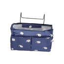 Bedside Hanging Storage Organizer - Multi-Pocket Fabric Caddy For Easy Bedside Access