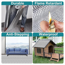 Reflective insulation mat for roofs, garages, and workshops