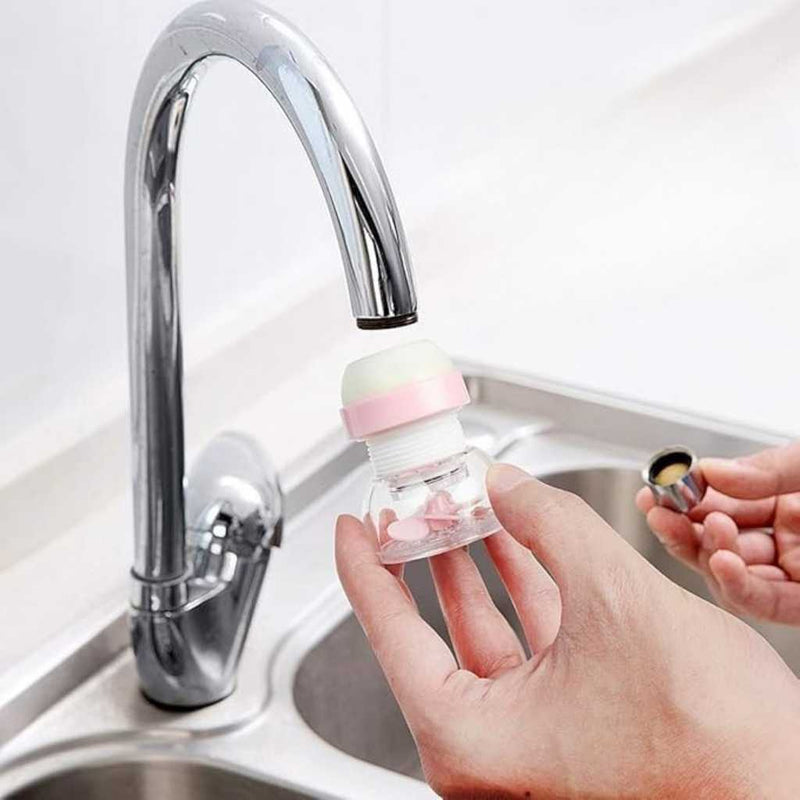 Flexible Faucet Extender With Fan – 360° Rotating Tap Nozzle Splash Filter For Kitchen & Sink