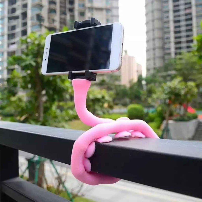 Adjustable soft phone stand for hands-free viewing