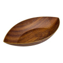 وعاء بلاستيكي كبير للزينة من إيفلين بتصميم خشبي - 41 سم - صنع في تركيا