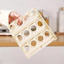 Fridge Egg Holder With 3-Level Rack – Vertical Rolling Egg Organizer For 24 Eggs, Space-Saving Storage For Refrigerator Or Kitchen Shelf | Cupindy