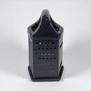 Black grater on a white background