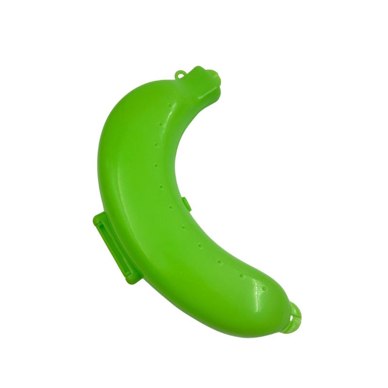 علبة حفظ الموز المحمولة – حافظة فواكه بلاستيكية بفتحات تهوية لحفظ الموز طازجًا