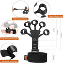 Adjustable Finger Exerciser And Hand Grip Strength Trainer With Resistance Levels For Rehabilitation, Fitness, And Stress Relief