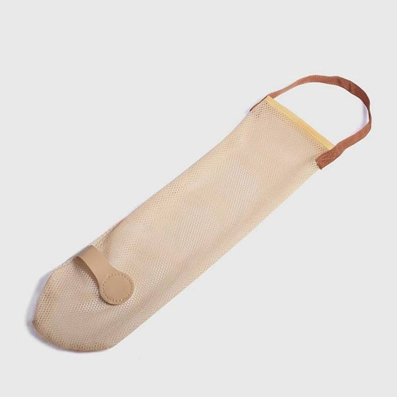 Hanging Mesh Bag for Vegetables - Reusable Kitchen Storage Bag with Bottom Opening