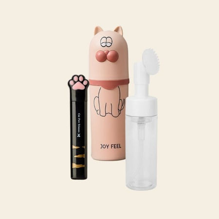 Creative Health And Beauty Accessories Including Skincare Bottle, Foam Dispenser, And Makeup Brush For Daily Personal Care | Cupindy