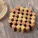 Heat-insulation mat made of natural wood, protects surfaces from heat | Cupindy