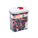 Herevin 1800 Ml Airtight Food Storage Container With Red Lock And White Lid | Cupindy