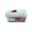 Herevin 600 Ml Airtight Food Storage Container With Red Lock And White Lid | Cupindy