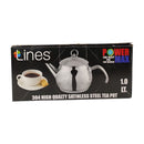 Tea pot packaging with 'Lines' and 'Power Max' branding on a white background