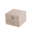 Jewelry case with pull-out drawer and soft-lined storage compartments – cupindy