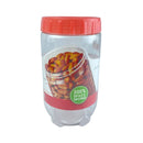 برطمان تخزين بلاستيكي جوى محكم الإغلاق، سعة 1 لتر، تصميم موفر للمساحة