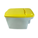 Plastic Pet Food Organizer With Handle And Flip-Top Lid For Quick Pouring | Cupindy