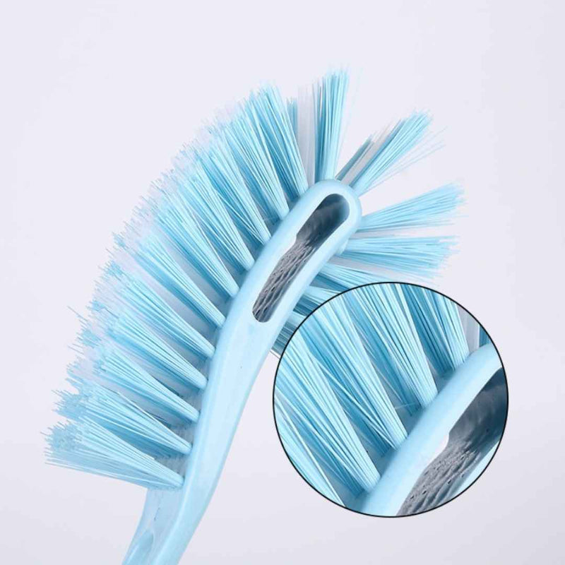 Toilet brush with soft bristles and curved head for full bowl reach – cupindy