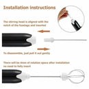 MEOKO USB Rechargeable Milk Frother - Handheld Adjustable Speed Coffee Whisk