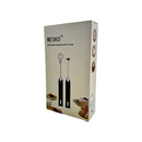 MEOKO USB Rechargeable Milk Frother - Handheld Adjustable Speed Coffee Whisk