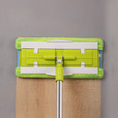 Flat floor mop with microfiber pad and rotating handle | Cupindy