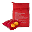 Reusable fabric potato baking bag for quick microwave cooking | Cupindy