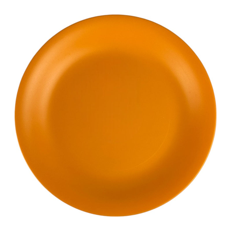 M Design 21 cm Round Plate - Durable Plastic - Multi-Color Options for Everyday Use