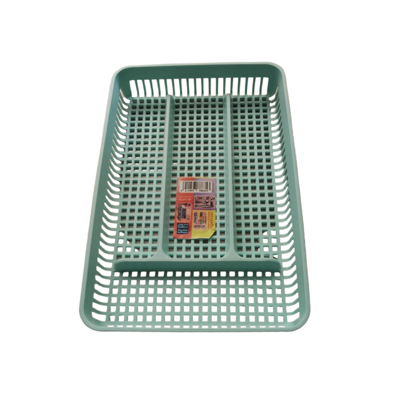 Versatile storage tray for home and office use, ideal for organizing small items.