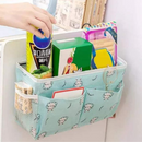 Bedside Hanging Storage Organizer - Multi-Pocket Fabric Caddy For Easy Bedside Access