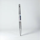 Car windshield wiper blade on a white background