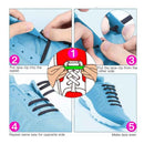 Stretchable no-tie laces for kids and adult sneakers – easy to install – cupindy