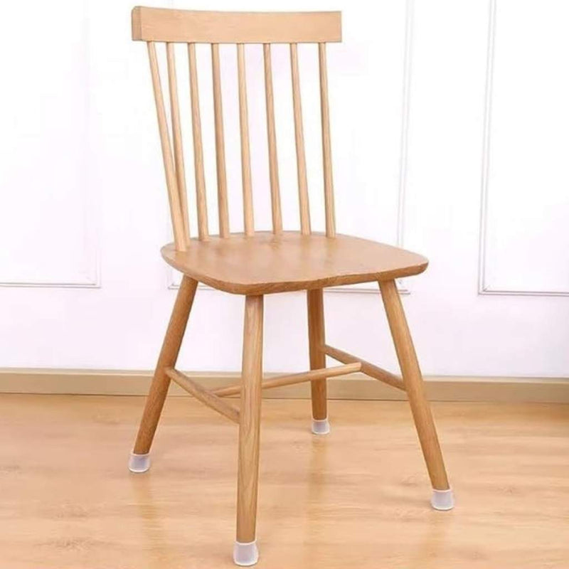 Furniture leg silicone protectors, transparent and stretchable design | Cupindy