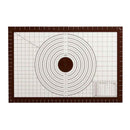 Silicone Baking Mat with Measurements - Non-Stick Pastry & Dough Rolling Mat