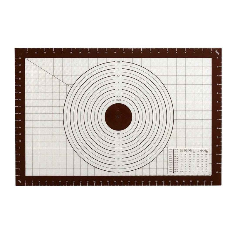 Silicone Baking Mat with Measurements - Non-Stick Pastry & Dough Rolling Mat
