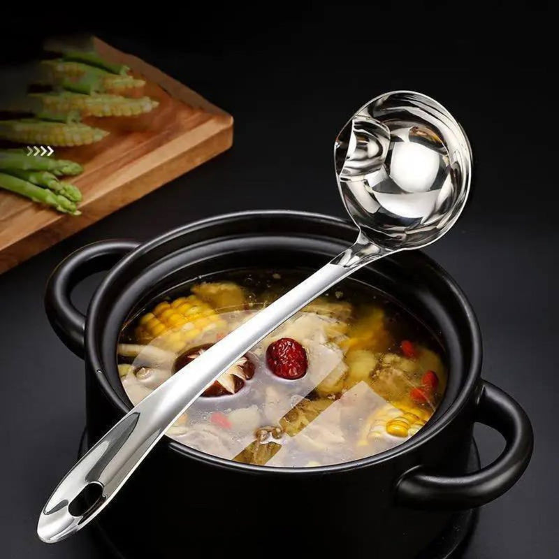 Skimming spoon with ergonomic handle - Cupindy
