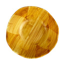 Plastic Bowl With Wooden-Style Finish - 12.5 Cm Elegant Lightweight Serving Bowl